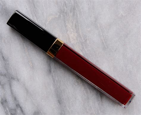 rouge grenat chanel|Chanel Rouge Grenat (826) Rouge Coco Gloss Review.